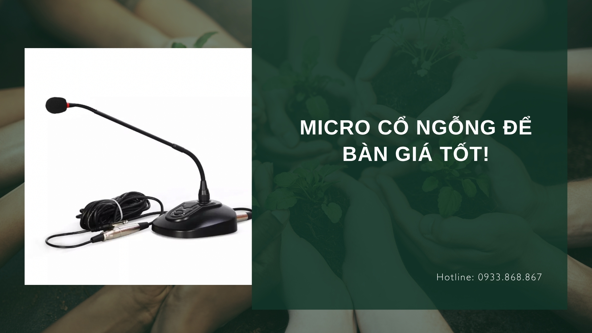 Micro cổ ngỗng để bàn giá tốt hiện nay