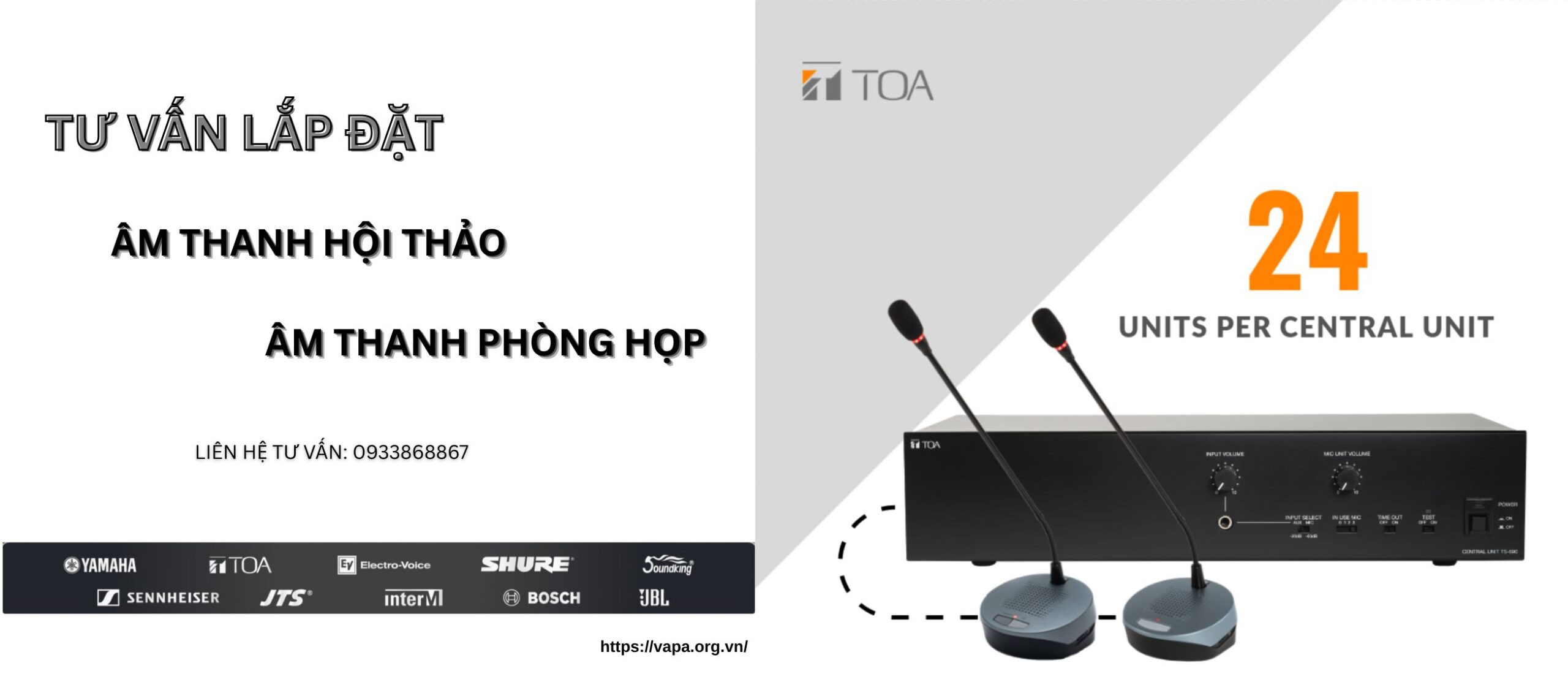 TƯ VẤN LẮP ĐẶT ÂM THANH HỘI THẢO, ÂM THANH PHÒNG HỌP
