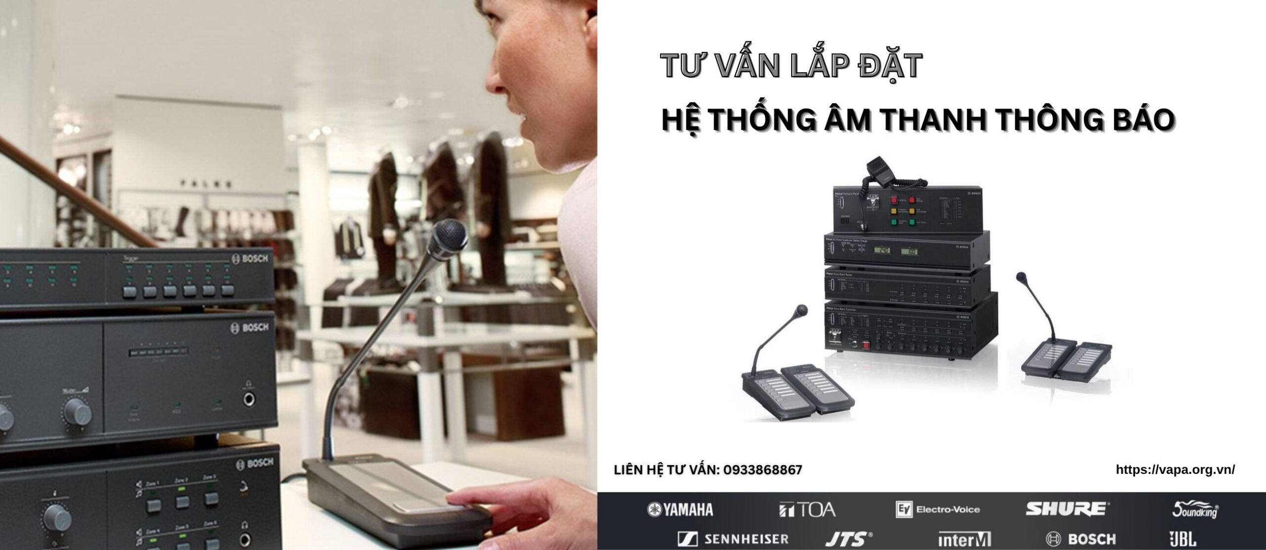 TƯ VẤN LẮP ĐẶT HỆ THỐNG ÂM THANH THÔNG BÁO