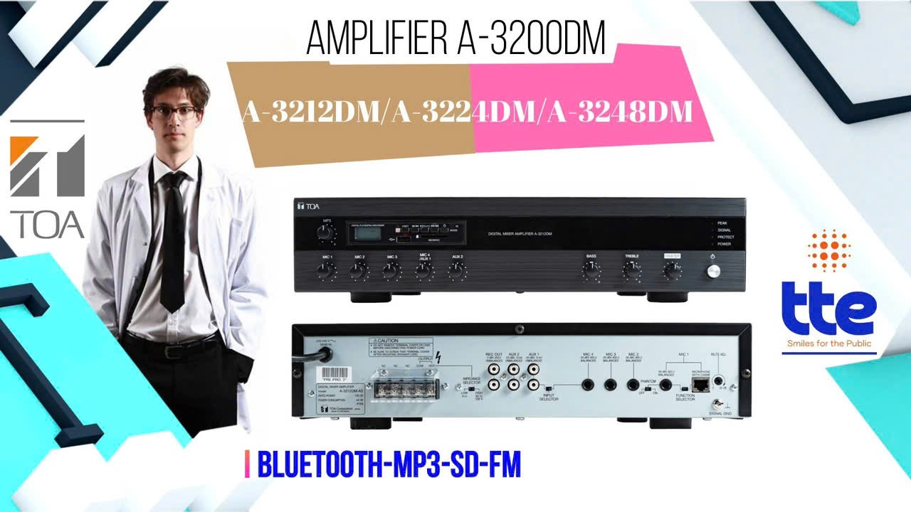 Tăng âm số liền Mixer A-3212DM-AS