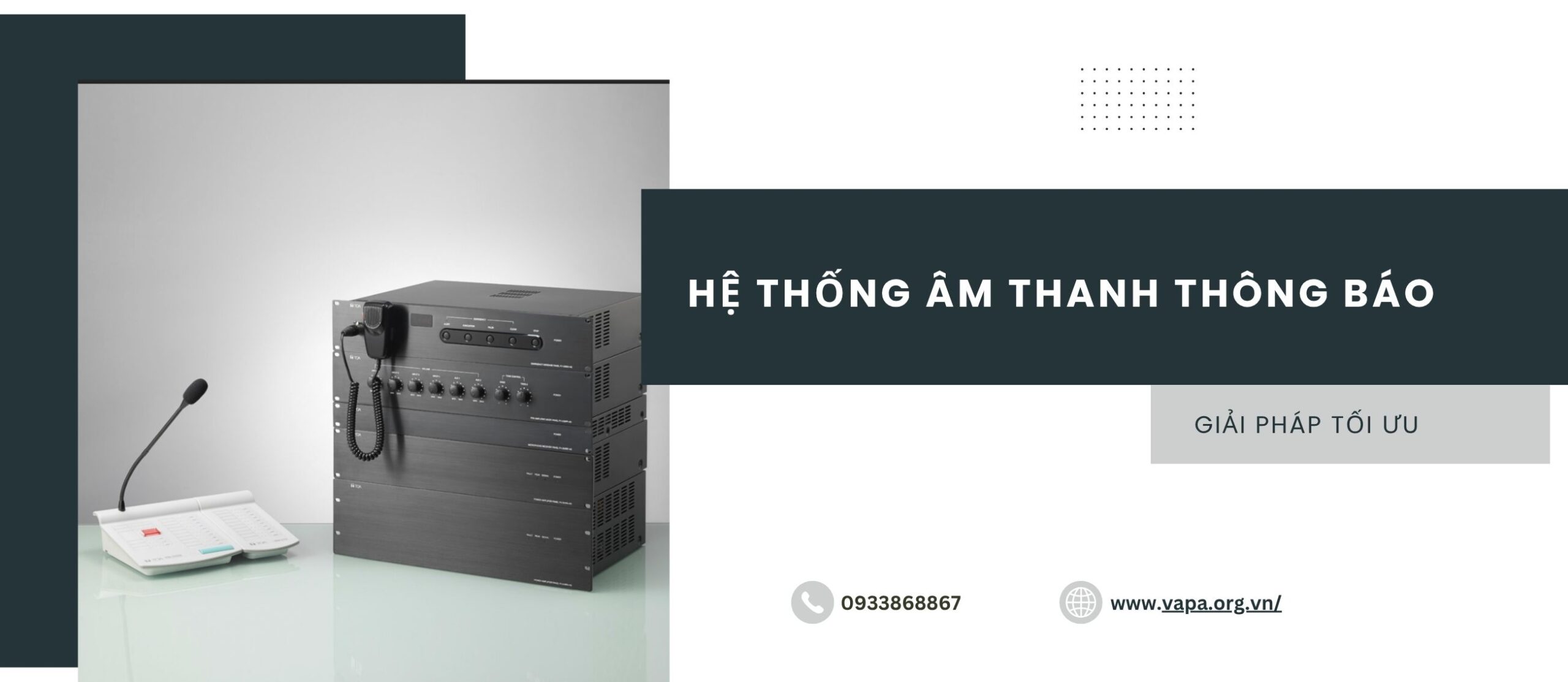 Tư vấn hệ thống âm thanh thông báo