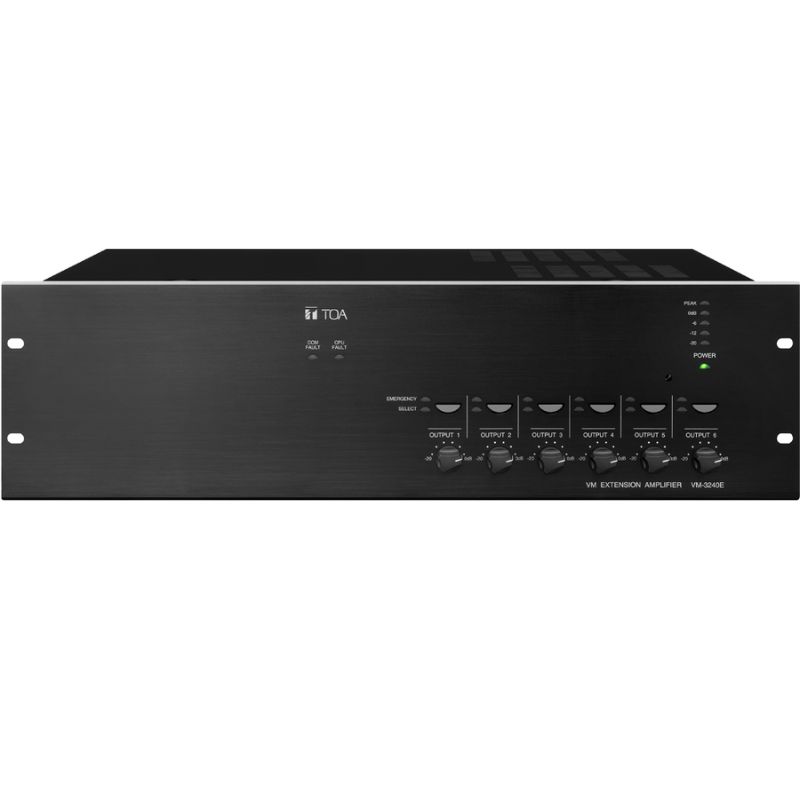 Tăng âm mở rộng 6 vùng loa công suất 360W TOA VM-3360E