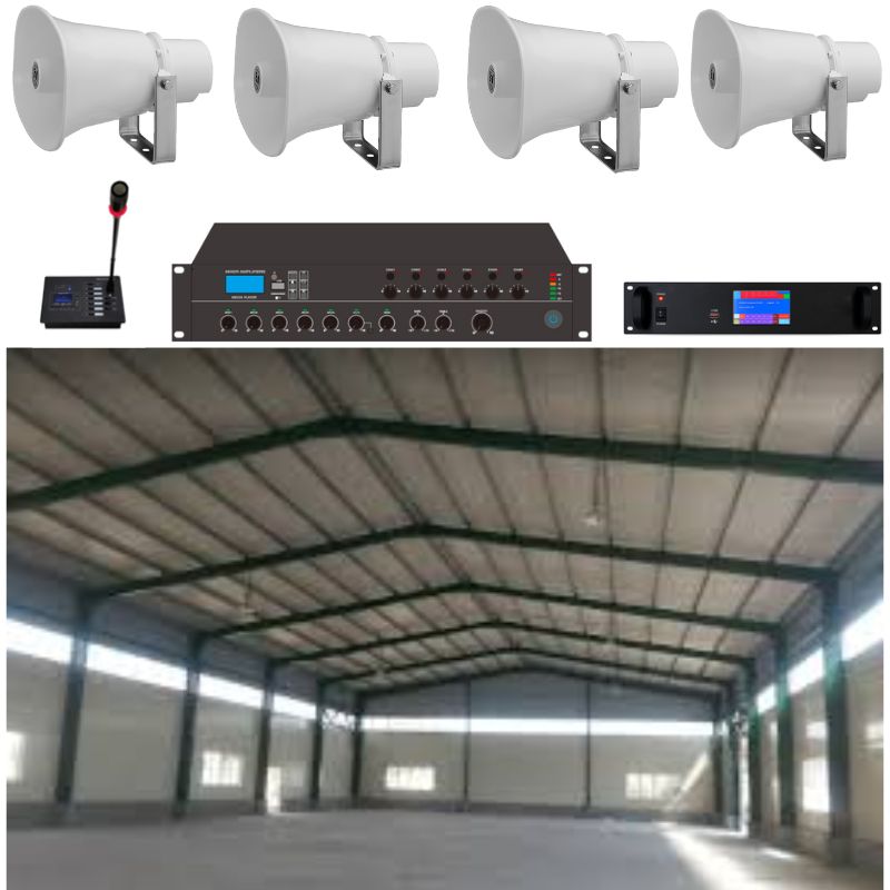 Hệ thống âm thanh báo cháy cho nhà xưởng 800 ~ 1000m²