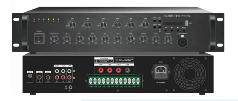 Mặt trước và mặt sau DA-6800PRO