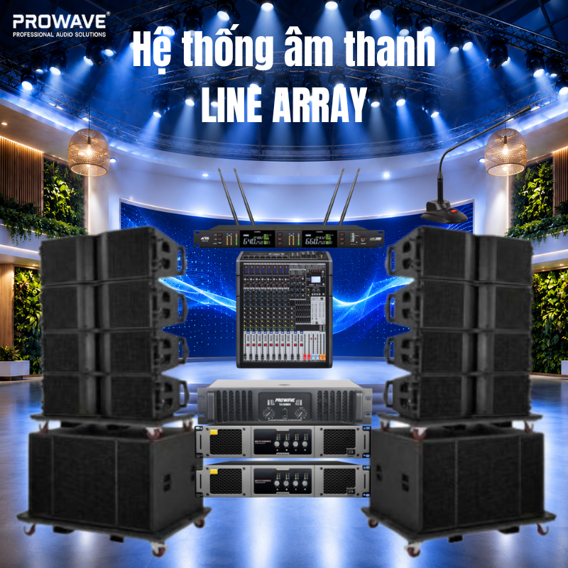 Hệ thống âm thanh LINE ARRAY RGG