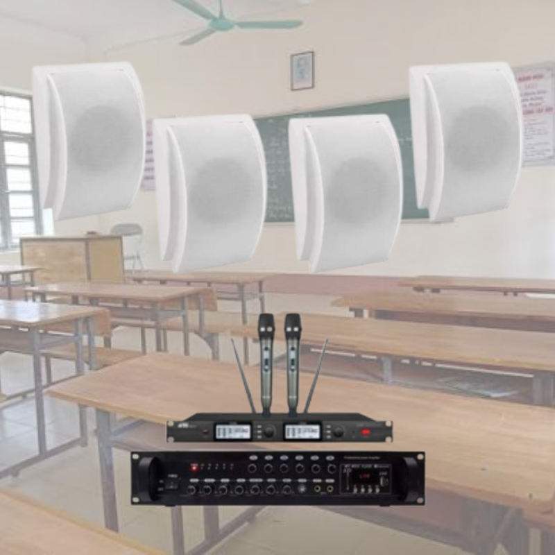 Hệ thống âm thanh cho phòng học giá rẻ