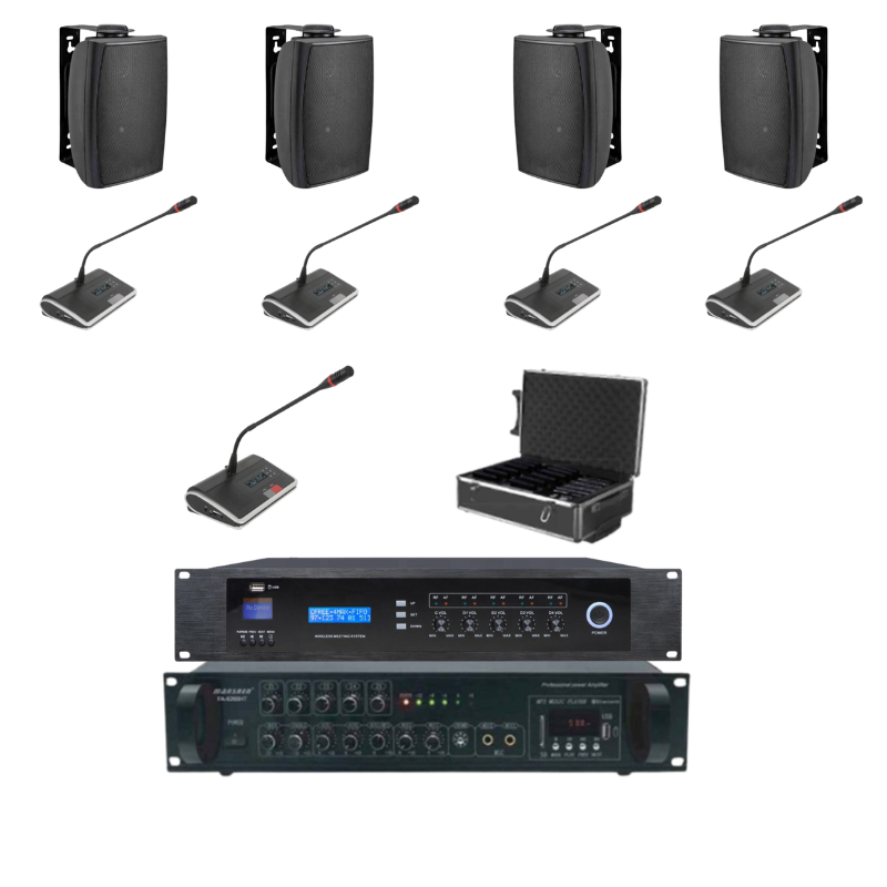 Lắp đặt hệ thống micro cổ ngỗng không dây cho phòng họp