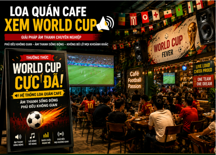 Loa cafe cho mua worldcup