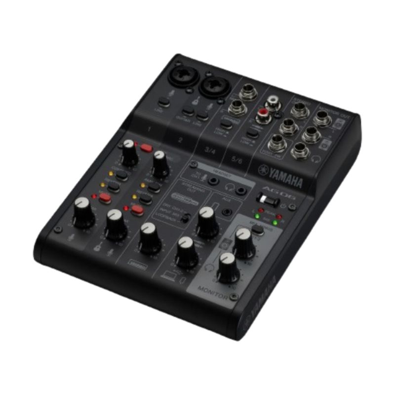 Bộ trộn Mixer Yamaha AG06MK2 đen Bộ trộn Mixer Yamaha AG06MK2 đen