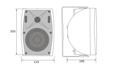 FWS-540 – Loa Treo Tường FTD Công Suất 40W