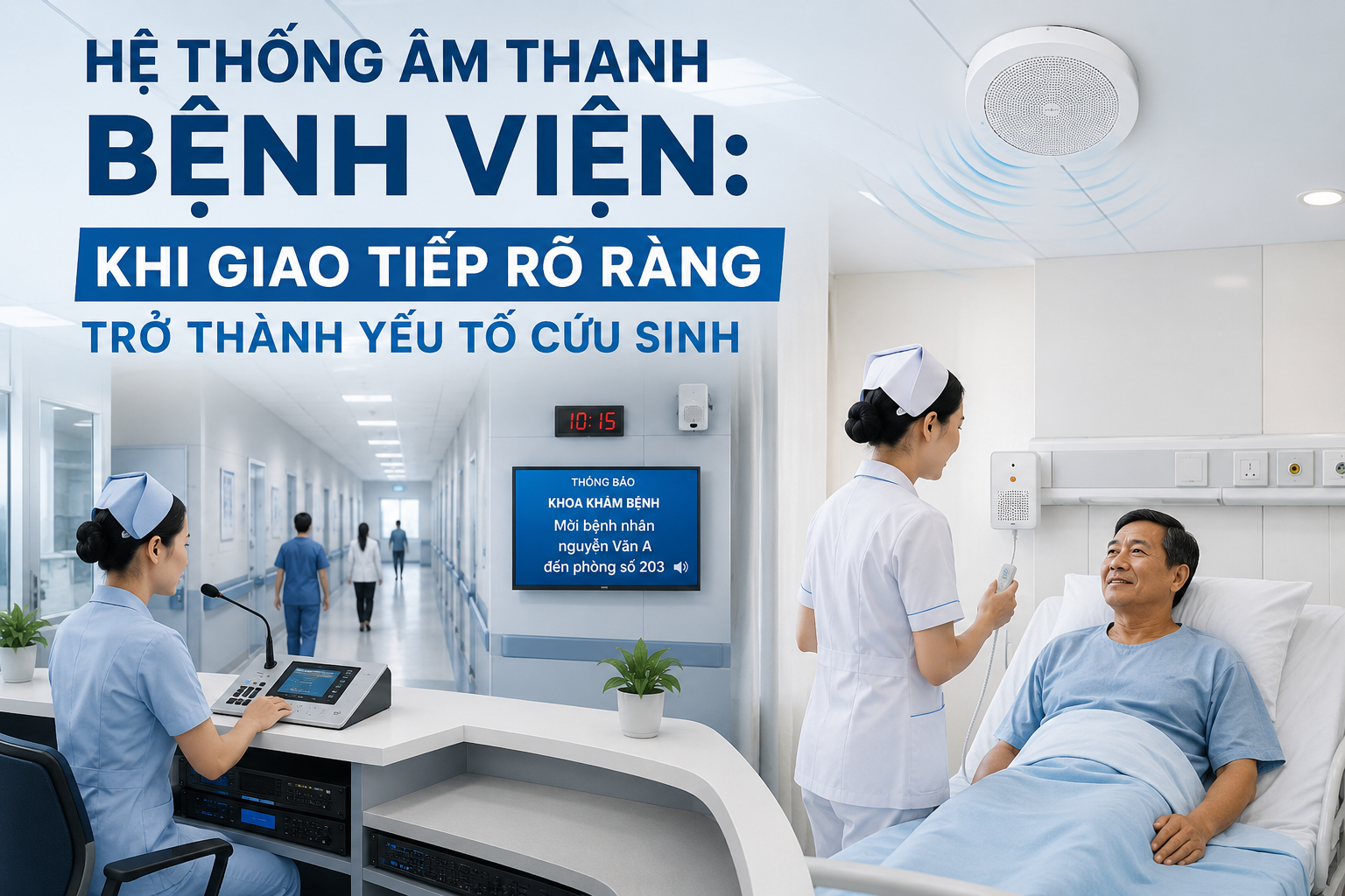 Hệ Thống Âm Thanh Bệnh Viện