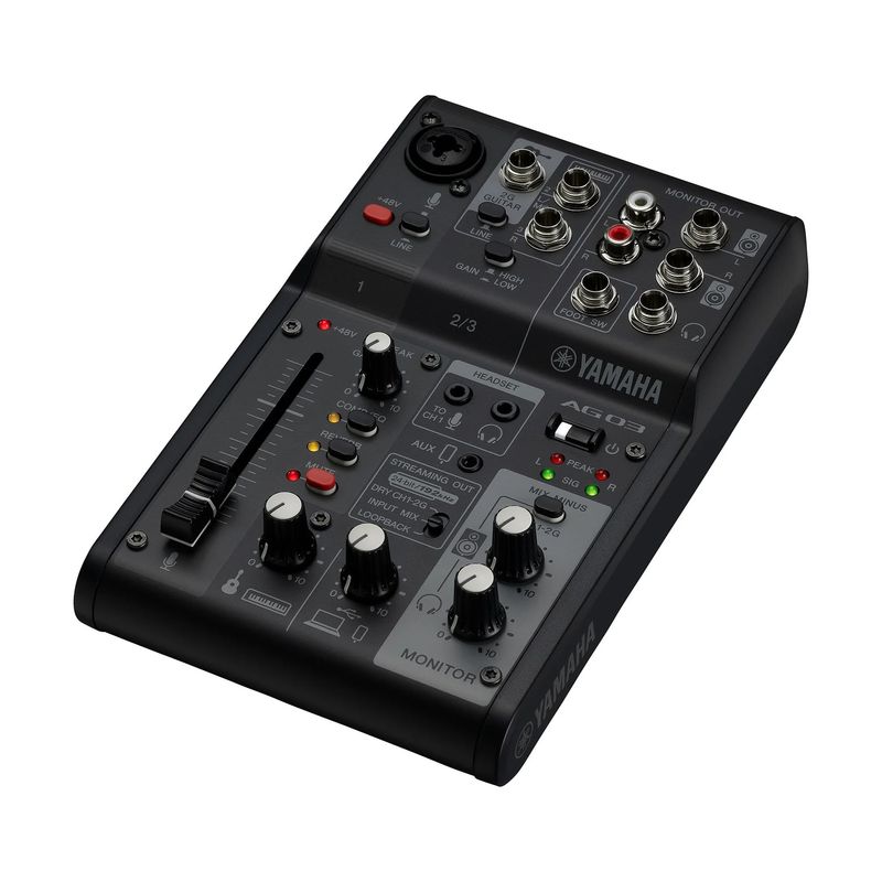 Mixer Yamaha AG03MK2 Đen Mixer Yamaha AG03MK2 Đen