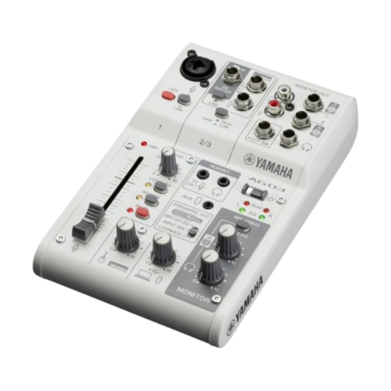 Mixer Yamaha AG03MK2 Trắng Mixer Yamaha AG03MK2 Trắng