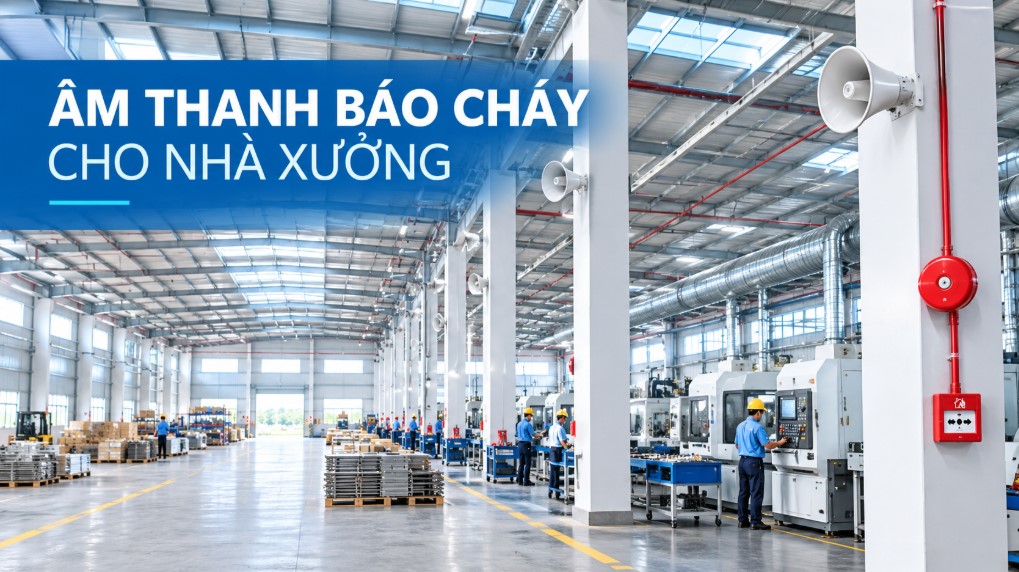 Âm Thanh Báo Cháy Cho Nhà Xưởng