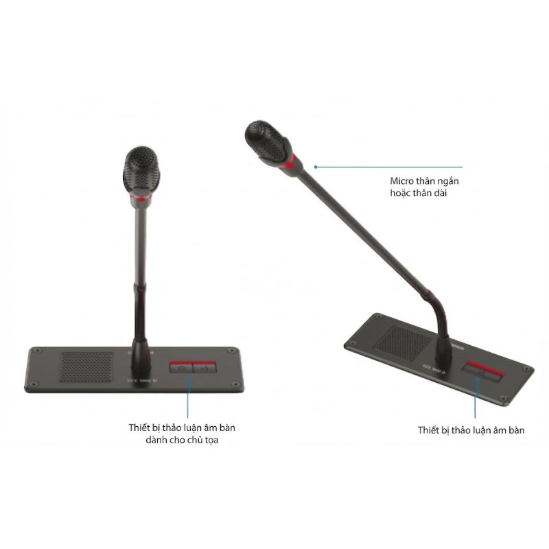 Micro gắn bàn Bosch CCSD-FDS Micro gắn bàn Bosch CCSD-FDS