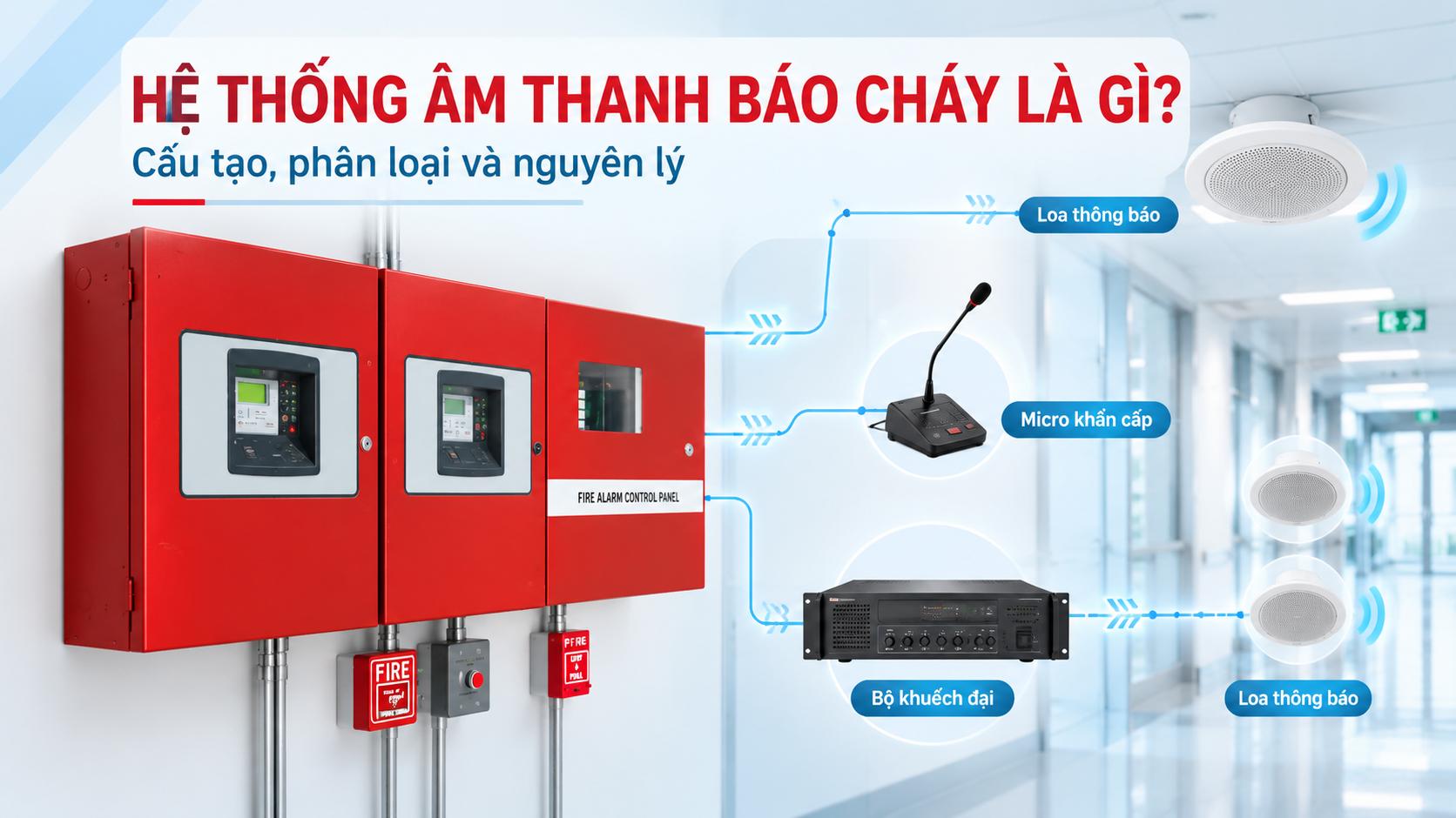 Hệ Thống Âm Thanh Báo Cháy Là Gì? Cấu Tạo, Phân Loại Và Nguyên Lý