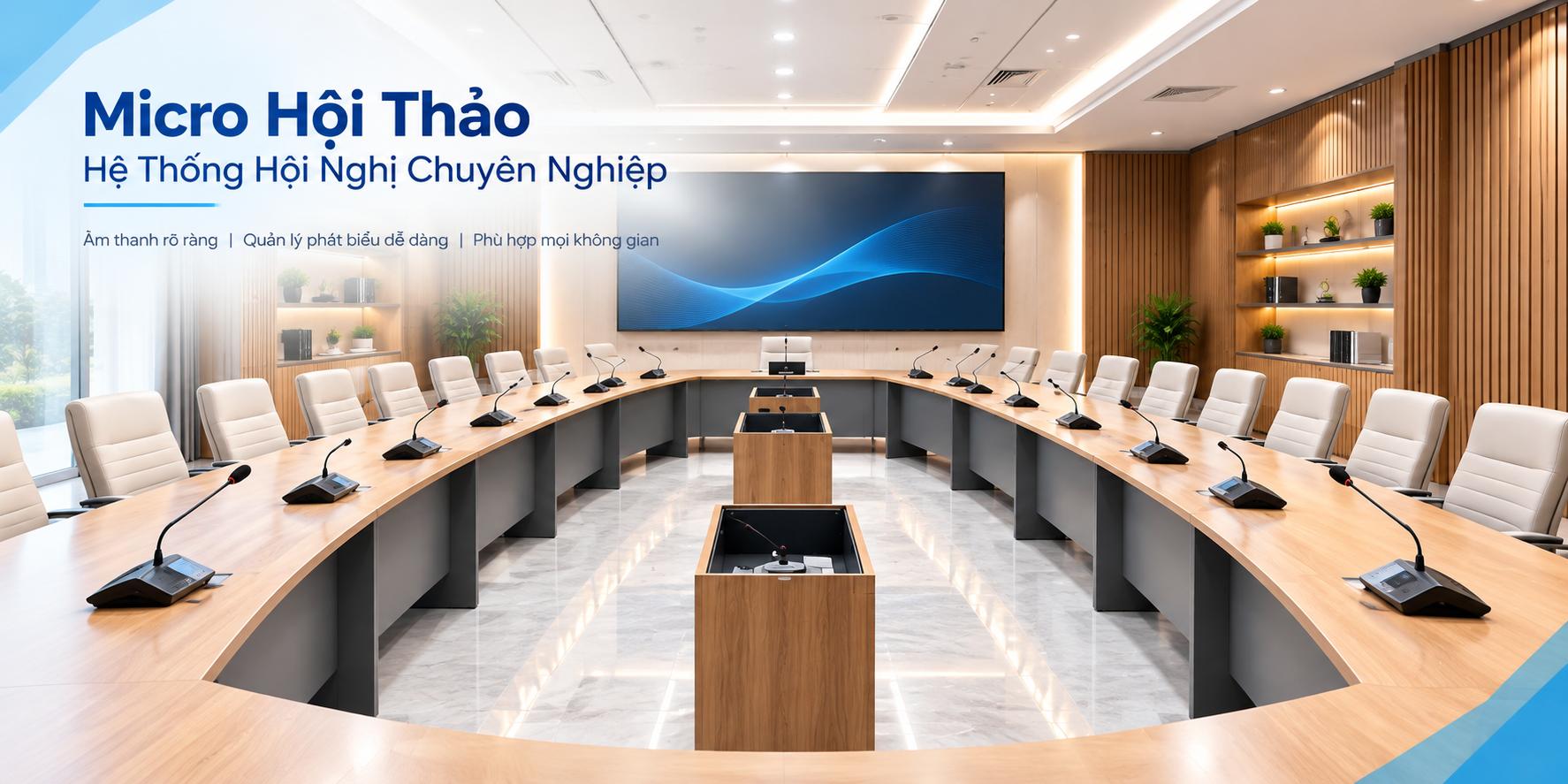 Micro Hội Thảo – Hệ Thống Hội Nghị Chuyên Nghiệp