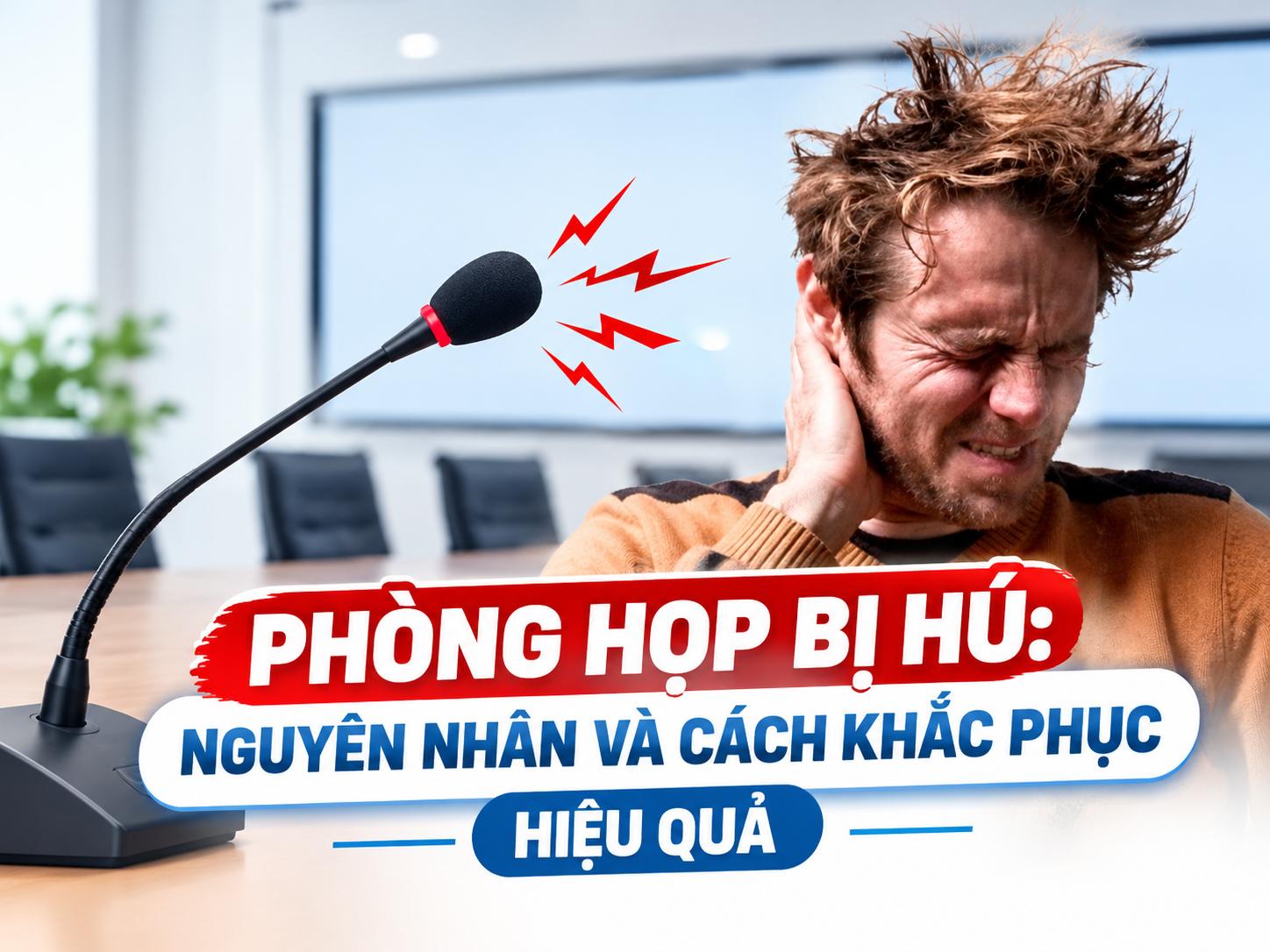 Phòng họp bị hú: Nguyên nhân và cách khắc phục hiệu quả