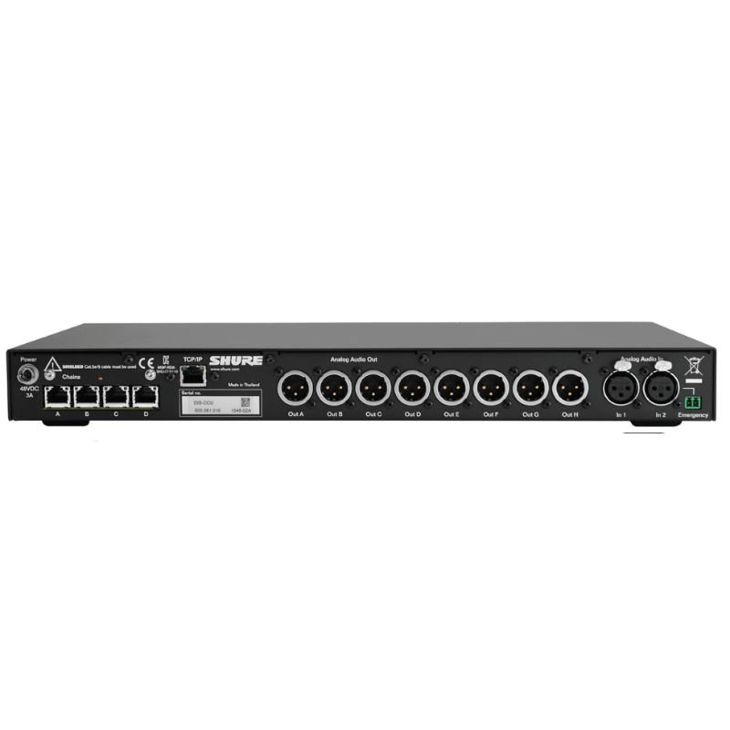 bo-dieu-khien-trung-tam-hoi-thao-so-shure-dis-ccu(1) Bộ điều khiển trung tâm hội thảo số Shure DIS-CCU