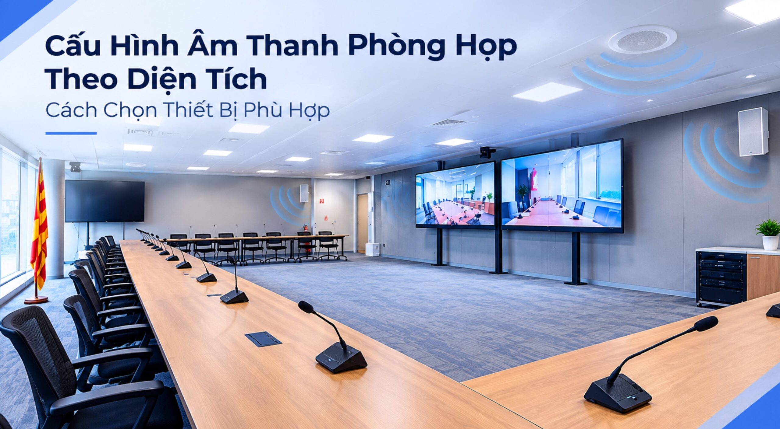 Cấu hình âm thanh phòng họp theo diện tích